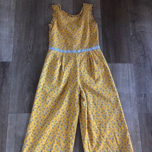 Girls Janie & Jack Floral Romper sz 8